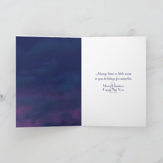 Kerstversiering op de palmboom feestdagen kaart (Binnen)