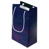 Kerstversiering op de palmboom klein cadeauzakje (Achterkant Gekanteld)