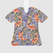 Kerstversiering op Hawaiiaans Shirt Ornament (achterkant)