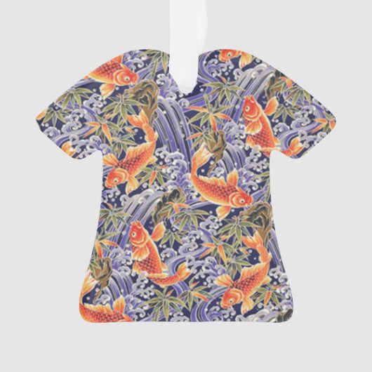 Kerstversiering op Hawaiiaans Shirt Ornament (voorkant)