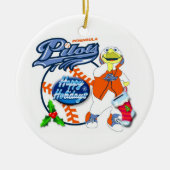 Kerstversiering op het schiereiland Pilots Keramisch Ornament (Voorkant)