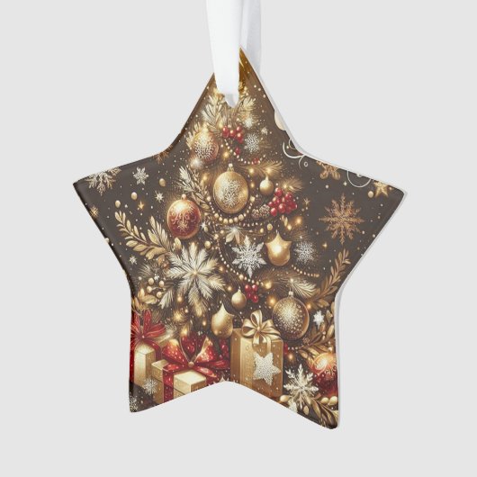 kerstversiering ornament (voorkant)