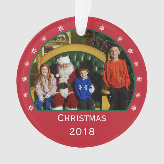 kerstversiering ornament (voorkant)