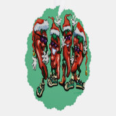 kerstversiering ornament kaart (Rechts)