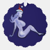 kerstversiering ornament kaart (Achterkant)