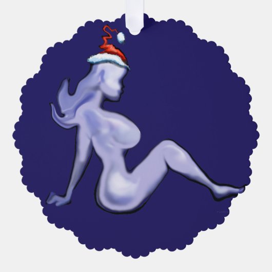 kerstversiering ornament kaart (Voorkant)