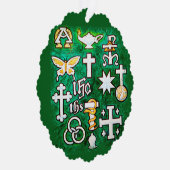 kerstversiering ornament kaart (Rechts)