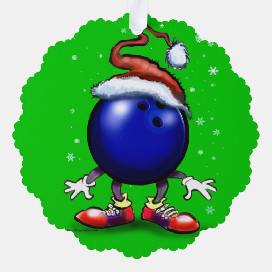 kerstversiering ornament kaart (Achterkant)