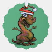 kerstversiering ornament kaart (Achterkant)