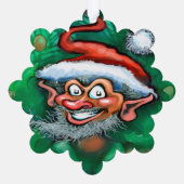 kerstversiering ornament kaart (Achterkant)