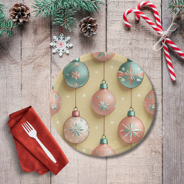 Kerstversiering Oude Kerststijl Vakantie Papieren Bordje