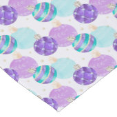 Kerstversiering Paarse Blauwe Tafelloper (Hoek)