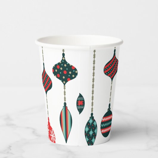 kerstversiering papieren bekers (Rechts)