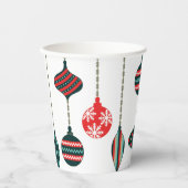 kerstversiering papieren bekers (Voorkant)