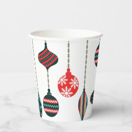 kerstversiering papieren bekers