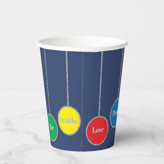 kerstversiering papieren bekers