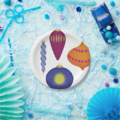 kerstversiering papieren bordje (Feest)