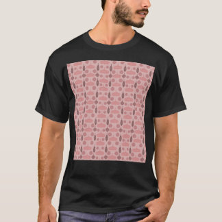 Kerstversiering Patroon Roze T-shirt