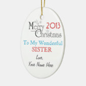 kerstversiering personaliseren keramisch ornament (Links)