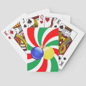 kerstversiering pokerkaarten (Achterkant)