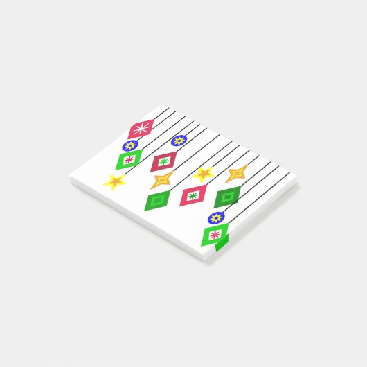 kerstversiering post-it® notes (Schuin)