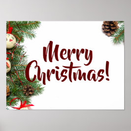 kerstversiering poster