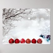 kerstversiering poster (Voorkant)