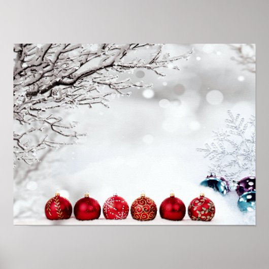 kerstversiering poster (Voorkant)