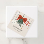 kerstversiering Prettige feestdagen Bedankjes Labels (In situ)