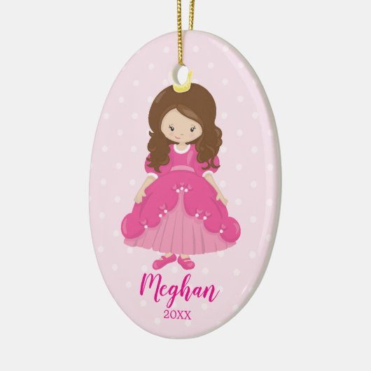  kerstversiering prinses keramisch ornament (Links)
