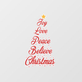 kerstversiering raamsticker