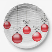 Kerstversiering Red ID251 Papieren Bordje (Voorkant)