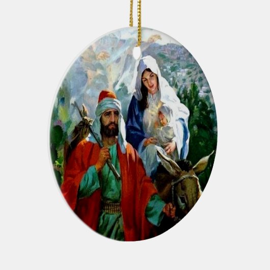 kerstversiering - Religie Keramisch Ornament (Rechts)