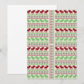 KERSTVERSIERING REN KAART (Voorkant / Achterkant)