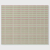 KERSTVERSIERING RENDEER CADEAUPAPIER (Vlak)