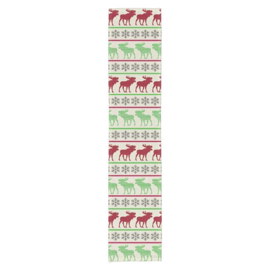 KERSTVERSIERING RENDEER  KORTE TAFELLOPER (Voorkant)
