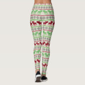 KERSTVERSIERING RENDEER LEGGINGS (Achterkant)