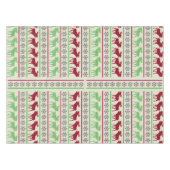 KERSTVERSIERING RENDEER TAFELKLEED (Voorkant (Horizontaal))