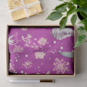 Kerstversiering Rendier Sneeuwvlokken Kerstmis Tissuepapier (Geschenk)