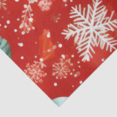 Kerstversiering Rendier Sneeuwvlokken Kerstmis Tissuepapier (Detail)