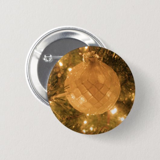 kerstversiering ronde button 5,7 cm (Voorkant /achterkant)