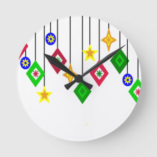kerstversiering  ronde klok