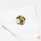 kerstversiering ronde sticker (Envelop)