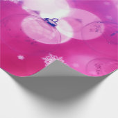 kerstversiering Roze Cadeaupapier (Hoek)