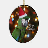 kerstversiering Santa Severe Macaw Keramisch Ornament (Rechts)