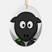kerstversiering schapen keramisch ornament (Rechts)