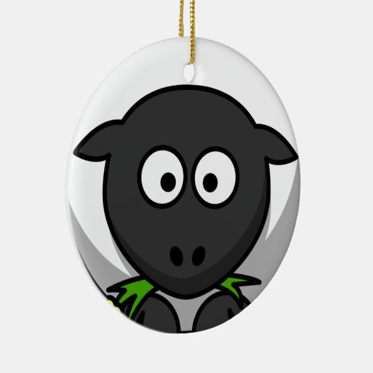 kerstversiering schapen keramisch ornament (Rechts)