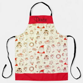 kerstversiering schort