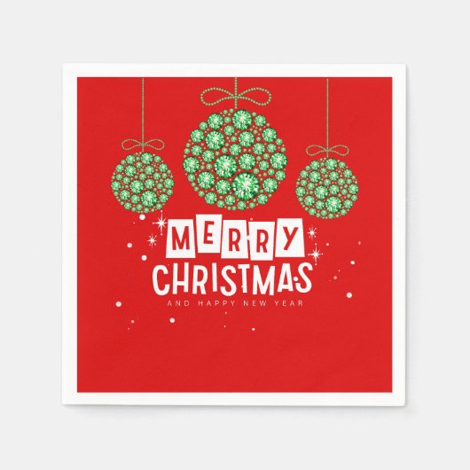 kerstversiering servet (Voorkant)