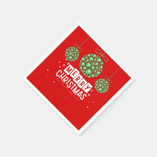 kerstversiering servet (Hoek)